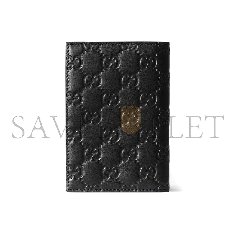 Gvc*1 gg emblem passport case 850184 (12*7.5cm)